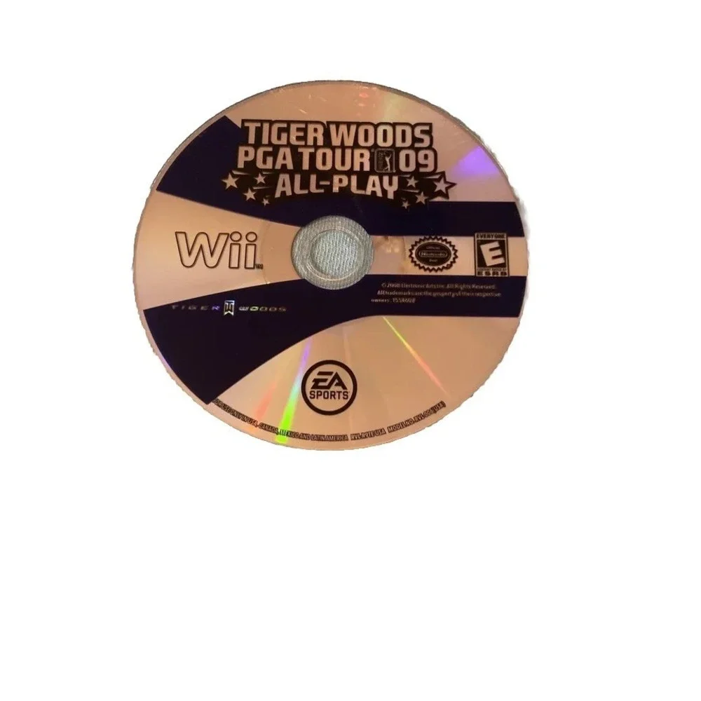 Nintendo Wii Tiger Woods Pga Tour 09 All Play Golf Video Game Disc Only